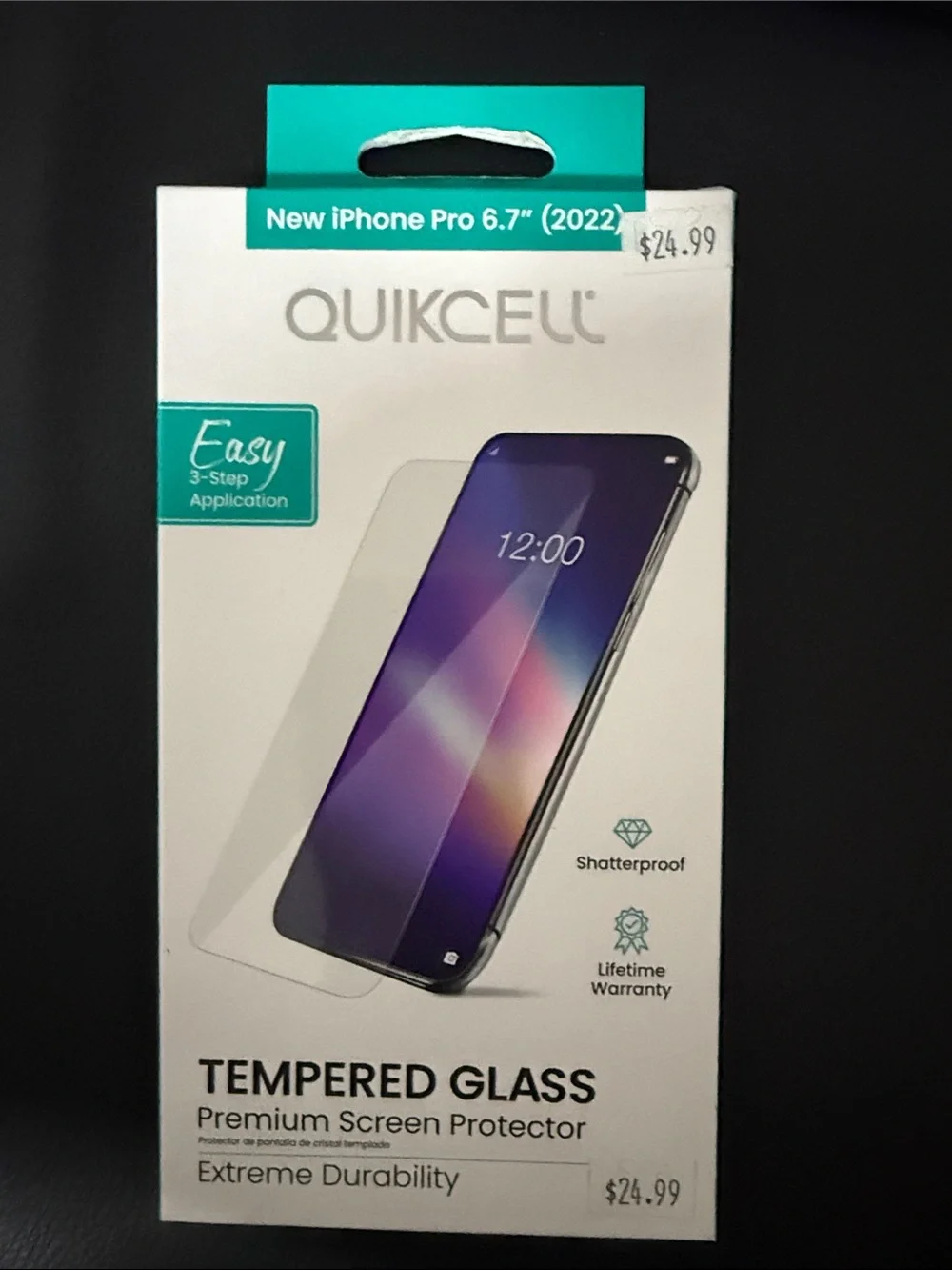 Tempered Glass Screen Protector for iPhone Pro 6.7